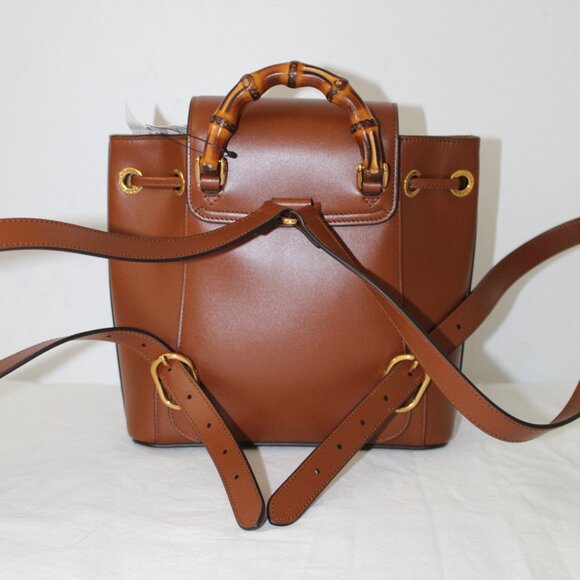 NWT Gucci GG Bamboo Vintage 1947 Front Pocket Backpack Sling Rucksack Bag 702101 main image 16